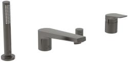 Ideal Standard La Dolce Vita - Kádperemes csaptelep, 4 lyukú beépítés, Magnetic Grey BD671A5 (BD671A5)