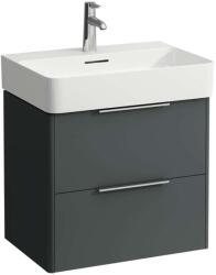 Laufen Base - Mosdószekrény, 52x58x39 cm, 2 fiókos, szürke H4022521102661 (H4022521102661)