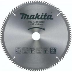 Makita Tartozékok - Fűrészlap fához 260x30 mm, 100 fog D-65408 (D-65408)