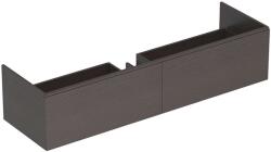 Geberit Xeno 2 - Varicor 1600 mm-es mosdószekrény LED világítással, 2 fiókkal, szürke színben 500.346. 43.1 (500.346.43.1)
