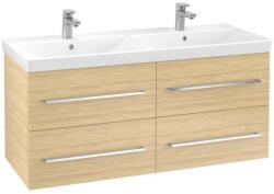Villeroy & Boch Avento - Mosdószekrény, 1180x514x452 mm, 4 fiókos, Északi tölgyfa A89300VJ (A89300VJ)