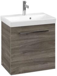 Villeroy & Boch Avento - Mosdószekrény, 530x514x352 mm, 1 ajtó, Kő tölgyfa A88800RK (A88800RK)