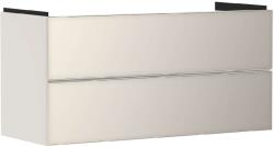 Hansgrohe Xevolos E - Mosdószekrény 118x58x48 cm, 2 fiókos, matt bézs/metál bézs 54185790 (54185790)