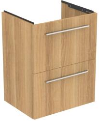 Ideal Standard i. Life S - Szekrény a mosdókagyló alatt, 500x375x630 mm, 2 fiókos, tölgyfa T5291NX (T5291NX)