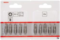 Bosch Tartozékok - PZ3 bitkészlet, hossza 25 mm, 10 db 2607001563 (2607001563)