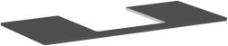 Hansgrohe Xelu Q - Mosdópult, 118x55 cm, kivágás középen, matt szürke 54096910 (54096910)