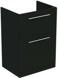 Ideal Standard i. Life A - Mosdószekrény, 600x440x853 mm, 2 fiókos, matt szénszürke színű T5273NV (T5273NV)