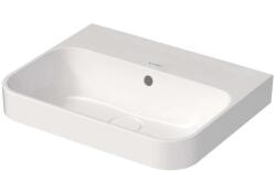 Duravit Happy D. 2 Plus - Mosdópult, 600x460 mm, WonderGliss-szel, fehér színben 23606000601 (23606000601)