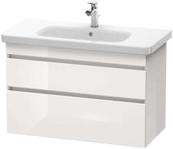 Duravit DuraStyle - Mosdószekrény 610x930x448 mm, 2 fiókos, fényes fehér DS648202222 (DS648202222)