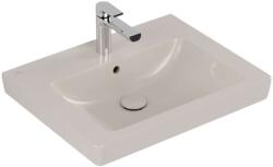 Villeroy & Boch Subway 2.0 - Mosdókagyló túlfolyóval, 600x470 mm, Ceramicplus-szal, pergamen 711360R3 (711360R3)