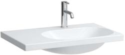 Laufen Lua - Bútor mosdókagyló 75x46 cm, túlfolyó nélkül, csaptelep lyukkal, LCC, fehér H8170854001111 (H8170854001111)