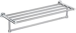 Omnires Modern projekt - Polc törülközőtartóval, 60 cm hosszú, krómozott MP60920CR (MP60920CR)
