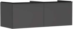 Hansgrohe Xelu Q - Mosdószekrény, 50x136x55 cm, 2 fiókos, matt szürke/matt fekete 54067670 (54067670)