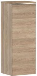 Hansgrohe Xelu Q - Oldalszekrény 40x107x35 cm, 1 ajtós, bal oldali ajtópánt, natúr tölgy/matt fehér 54129700 (54129700)