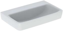 Geberit Selnova Compact - Mosdókagyló 650x400 mm, túlfolyó nélkül, csapfurat nélkül, fehér színű 501.893. 00.7 (501.893.00.7)