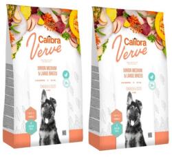 Calibra Verve GrainFree Junior Medium Large Csirke és kacsa 24 kg (2 x 12 kg)