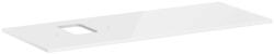 Hansgrohe Xelu Q - Mosdópult 136x55 cm, bal oldali kivágás, fényes fehér 54123050 (54123050)