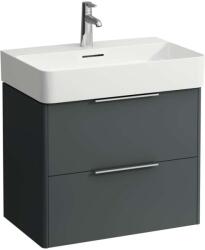Laufen Base - Mosdószekrény, 52x64x39 cm, 2 fiókos, szürke H4023121102661 (H4023121102661)