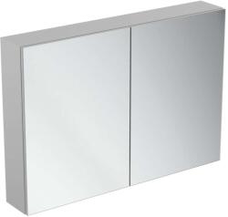 Ideal Standard Mirror&Light - Tükrös szekrény LED-es világítással és fiókkal, 1000x700 mm, alumínium T3498AL (T3498AL)