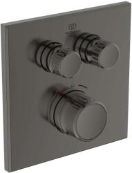 Ideal Standard CeraTherm Navigo - Termosztatikus, rejtett zuhanykeverő 2 készülékhez, Magnetic Grey A7302A5 (A7302A5)