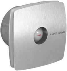 SAPHO Cata X-Mart - Fürdőszobai axiálventilátor időzítővel X-MART 15T, 25W, 150 mm cső, rozsdamentes acél 01061000 (01061000)