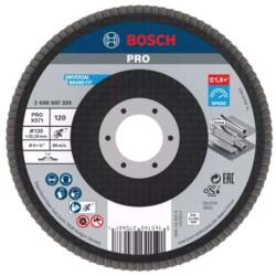 Bosch Tartozékok - Lamellás csiszolótárcsa acélhoz, P120, átmérő 125 mm 2608607329 (2608607329)