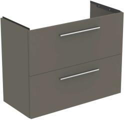 Ideal Standard i. Life S - Szekrény a mosdókagyló alatt, 800x375x630 mm, 2 fiók, szürke matt kvarc T5295NG (T5295NG)