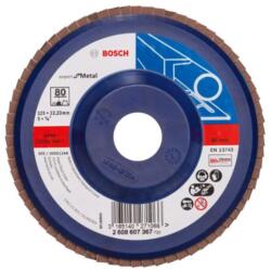 Bosch Tartozékok - Lamellás csiszolótárcsa acélhoz, P80, átmérő 125 mm 2608607367 (2608607367)