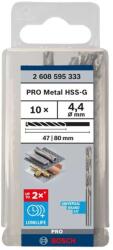 Bosch Tartozékok - Fúrószár készlet fémhez, 4, 4x80 mm, 10 db 2608595333 (2608595333)