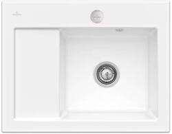 Villeroy & Boch Subway 45 - Kerámia mosogató 65x51 cm, excentrikus vezérlés, CeramicPlus, alpesi fehér 331302R1 (331302R1)