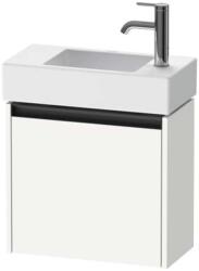Duravit Ketho. 2 - Mosdószekrény 440x484x238 mm, 1 ajtó, jobb oldali zsanérokkal, matt fehér színű K25072R18180000 (K25072R18180000)