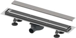 TECE Linus - Zuhanylefolyó 80 cm, kétoldalas ráccsal, csempe lerakáshoz, csiszolt rozsdamentes acél 15103089 (15103089)