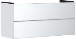 Hansgrohe Xevolos E - Mosdószekrény 118x58x48 cm, 2 fiókos, matt fehér/metál fehér 54184320 (54184320)