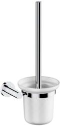Omnires Modern projekt - Fali WC kefe tartóval, tejüveg/króm MP60620CR (MP60620CR)