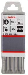 Bosch Tartozékok - PH2 meghosszabbított bitkészlet, hossza 49 mm, 60 db 2608521240 (2608521240)
