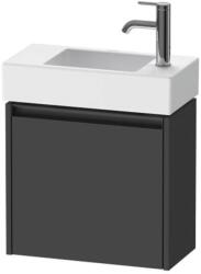 Duravit Ketho. 2 - Mosdószekrény 440x484x238 mm, 1 ajtó, zsanérok balra, grafit matt K25072L49490000 (K25072L49490000)