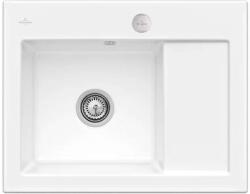 Villeroy & Boch Subway 45 - Kerámia mosogató 65x51 cm, excentrikus vezérlés, CeramicPlus, alpesi fehér 331202R1 (331202R1)