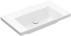 Villeroy & Boch Subway 3.0 - Mosdókagyló 800x470 mm, túlfolyó nélkül, csapfurat nélkül, alpesi fehér 4A708301 (4A708301)