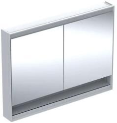 Geberit ONE - Tükrös szekrény LED világítással, 1200x900x150 mm, 2 ajtó, fülkével, fehér színben 505.835. 00.2 (505.835.00.2)