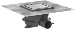 Hansgrohe RainDrain Spot Plus - Padlólefolyó, 15x15 cm, csiszolt rozsdamentes acél 56225800 (56225800)
