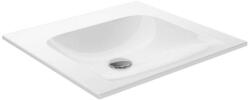 KEUCO Terv - Mosdókagyló 505x494 mm, túlfolyó nélkül, csapfurat nélkül, CleanPlus, fehér 32940315000 (32940315000)