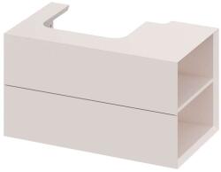 RAVAK Lite - Mosdószekrény 80x45x43 cm, 2 fiókos, Alabaster Pink X000001890 (X000001890)