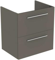 Ideal Standard i. Life A - Szekrény a mosdókagyló alatt, 600x440x630 mm, 2 fiók, szürke matt kvarc T5255NG (T5255NG)