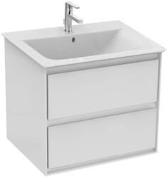 Ideal Standard Connect Air - Mosdószekrény, 600x440x517 mm, fényes fehér/világosszürke matt E0818KN (E0818KN)