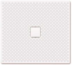 KALDEWEI Avantgarde - Conoflat 854-1 téglalap alakú zuhanytálca, 1000 x 1100 mm, fehér - zuhanytálca, teljes szélességben csúszásgátló, Perl-Effekt, polisztirol tartó nélkül. 467030023001 (467030023001)