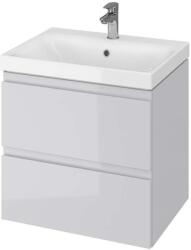 Cersanit Moduo - Mosdószekrény, 57x60x45cm, 2 fiókos, szürke S590-009-DSM (S590-009-DSM)