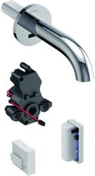 Geberit Piave - Elektronikus mosdókagyló keverő, rejtett beépítéshez, keverővel, 17 cm hosszú, generátoros tápegység, krómozott 116.266. 21.1 (116.266.21.1)