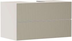Hansgrohe Xevolos E - Mosdószekrény 98x56x55 cm, 2 fiókos, matt bézs/bronz 54191390 (54191390)