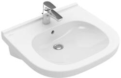Villeroy & Boch ViCare - Vita mosdókagyló 560x550 mm, túlfolyós csapteleppel, CeramicPlus, alpesi fehér 411955R1 (411955R1)