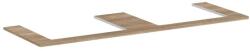 Hansgrohe Xelu Q - Mosdópult 156x55 cm, 2 kivágás, natúr tölgy 54112230 (54112230)